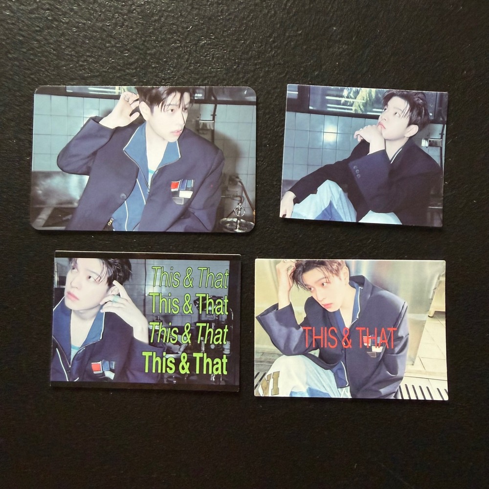STRAY KIDS SEUNGMIN This & That Photocard & Sticker Set